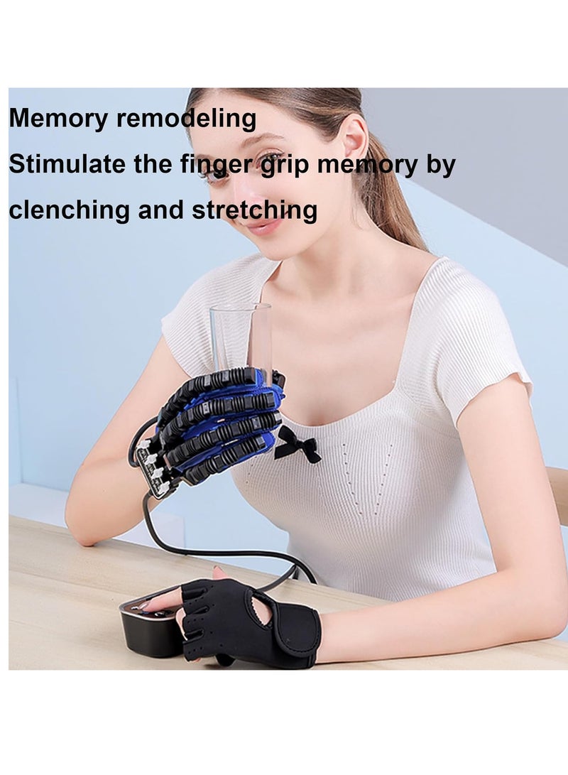 Rehabilitation Robot Glove for Stroke Patient, Upgraded Hand Stroke Recovery  Single Finger Rehab Trainer Hemiplegia Hand Stroke Recovery Equipment Adjustable Speed and Strength,Right - Image 4